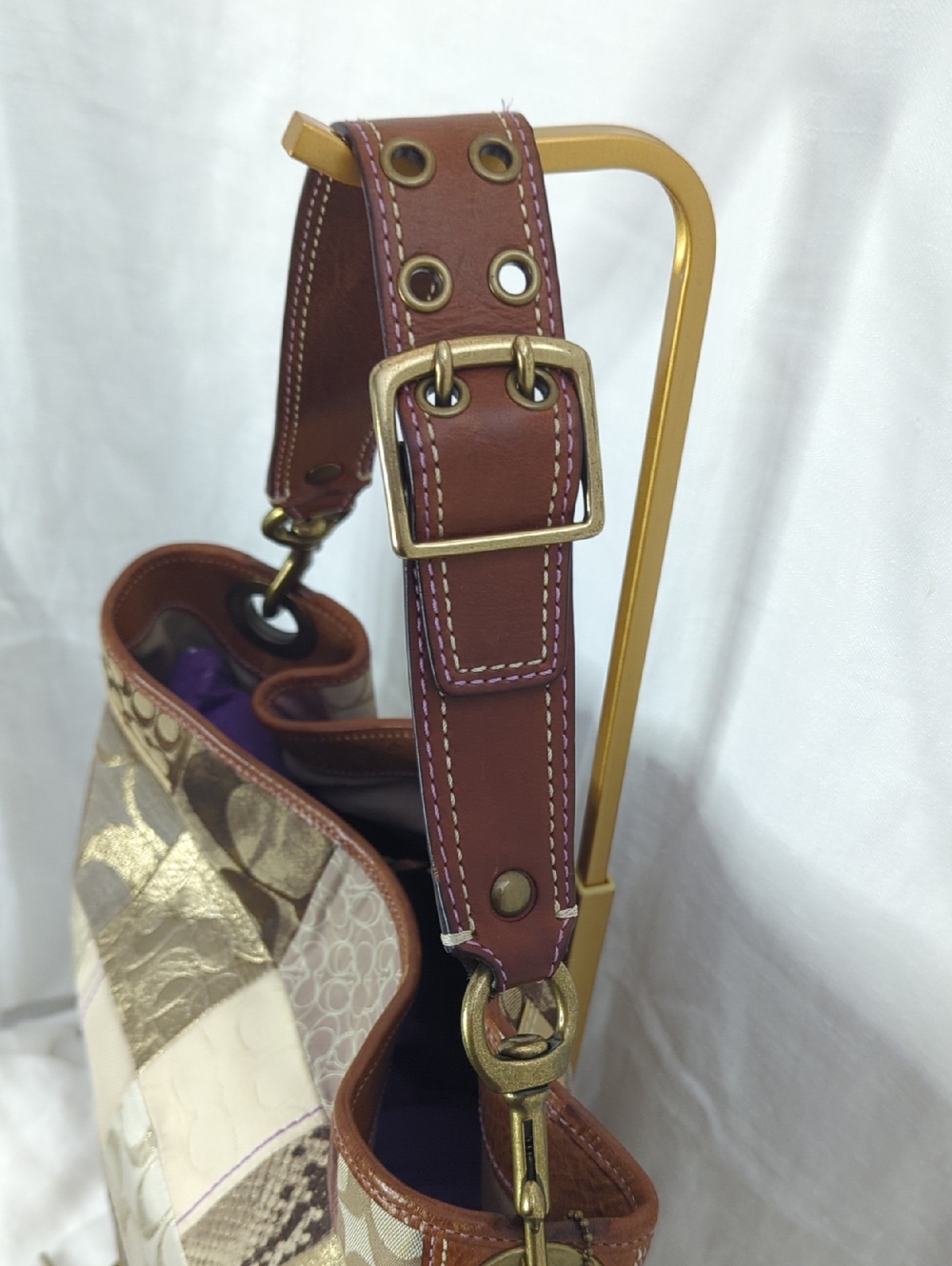 Coach Y2K Patchwork Shoulder Bag - Picture 3 of 10